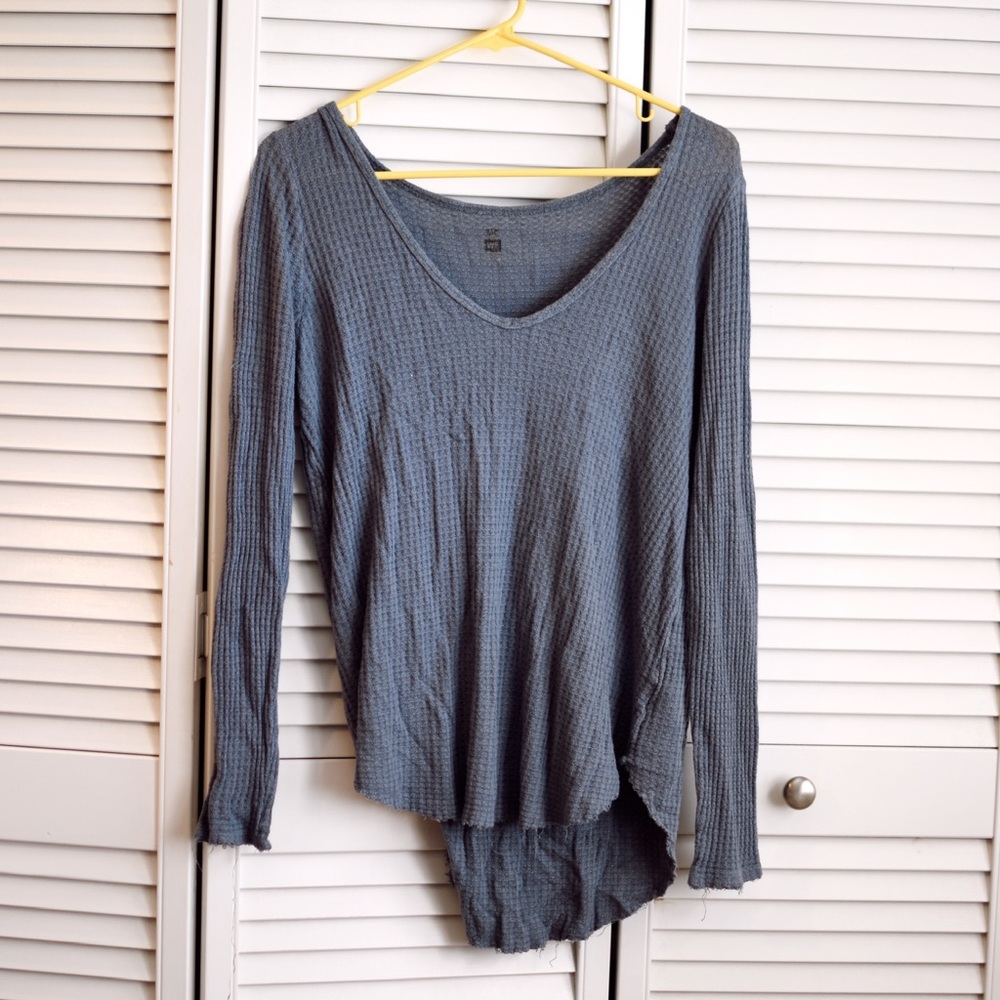 Muted Blue Light Sweater